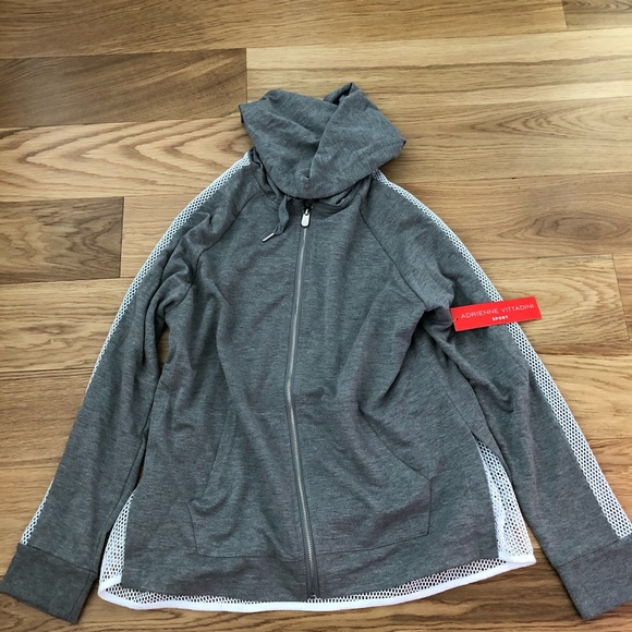 NWT Adrienne Vittadini Sport Performance Hoodie - Picture 1 of 2